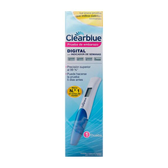 PRUEBA DE EMBARAZO CLEARBLUE DIGITAL PRUEBAS DE EMBARAZO