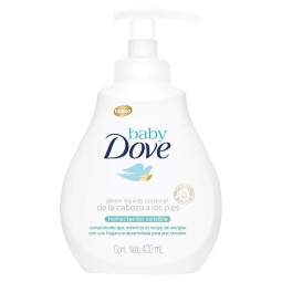JABON DOVE BABY LIQUI.HUM.SENSIBLE 400ML JABONES