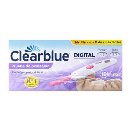 PRUEBA DE OVULACION CLEARBLUE DIGI.10UDS PRUEBAS DE EMBARAZO 