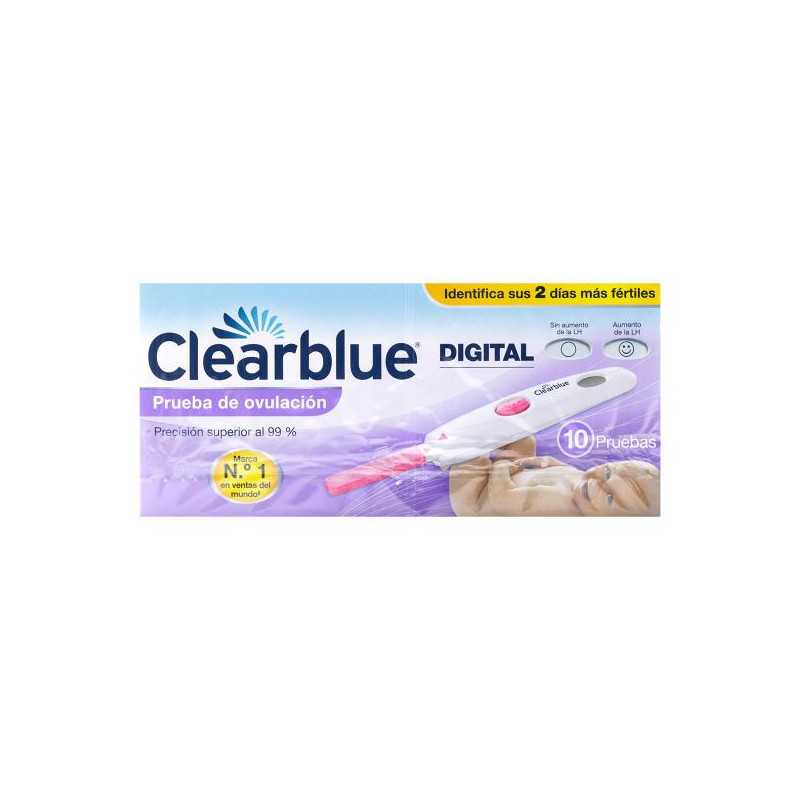 PRUEBA DE OVULACION CLEARBLUE DIGI.10UDS PRUEBAS DE EMBARAZO 