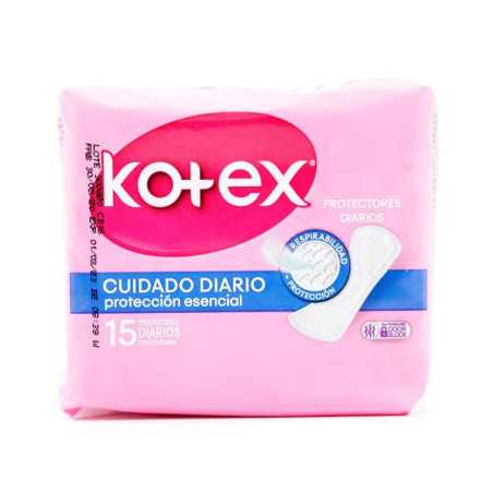 PROT.KOTEX PH DUO AJUSTABLE 15 UDS PROTECTORES