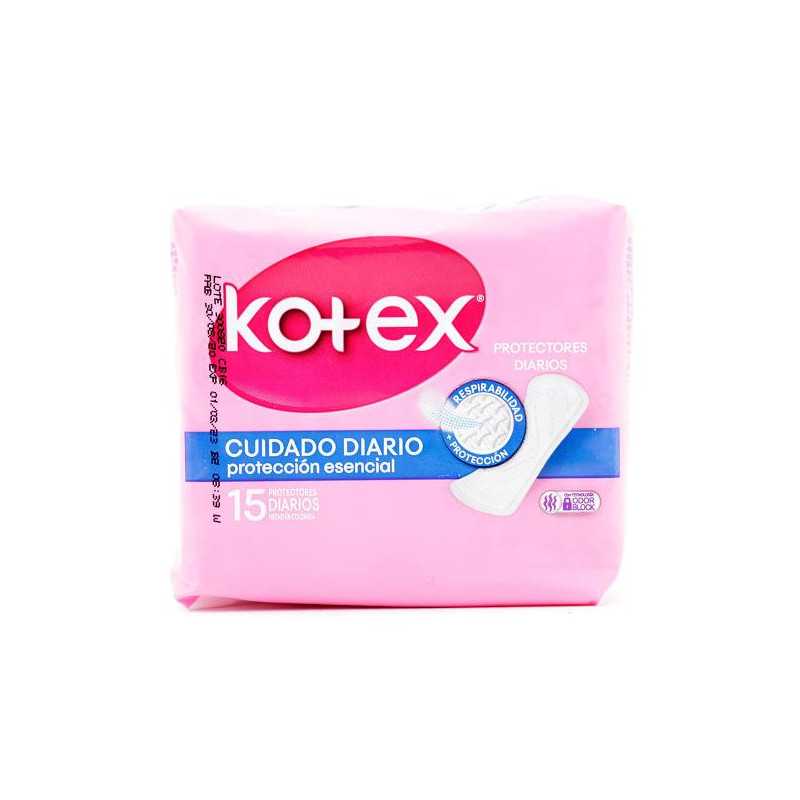 PROT.KOTEX PH DUO AJUSTABLE 15 UDS PROTECTORES