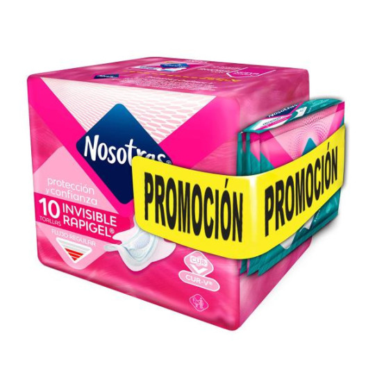 TOA.NOSO.INVIS.RAPIGEL 10 UDS 5 PR.LARGO 