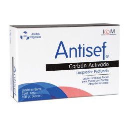 JABON ANTISEF CARBON ACTIVO 100 GR. ICOM (PUMCV)