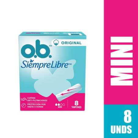 TAMPONES OB PROCONFORT MINI 8 UNIDADES 