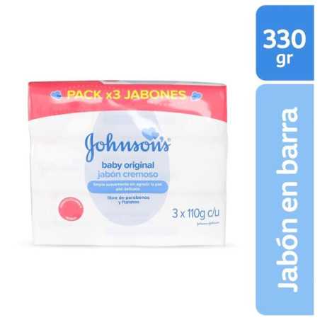 3 JABON JJ BABY ORIGINAL 110 GR