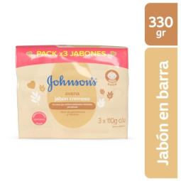 3 JABON JJ BABY AVENA 110 GR 