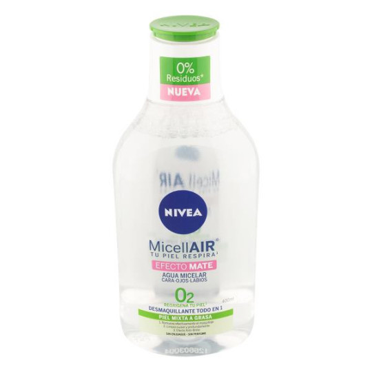 AGUA MICELAR NIVEA EFECTO MATE 400 ML