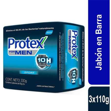 3 JABONES PROTEX MEN SPORT 110 GR 
