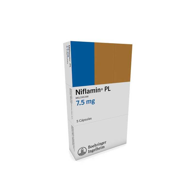 NIFLAMIN PL 7.5 MG 5 CAPSULAS MELOXICAM