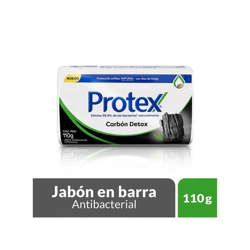 JAB PROTEX CARBON DETOX ANTIB BAR 110 GR JABON EN BARRA
