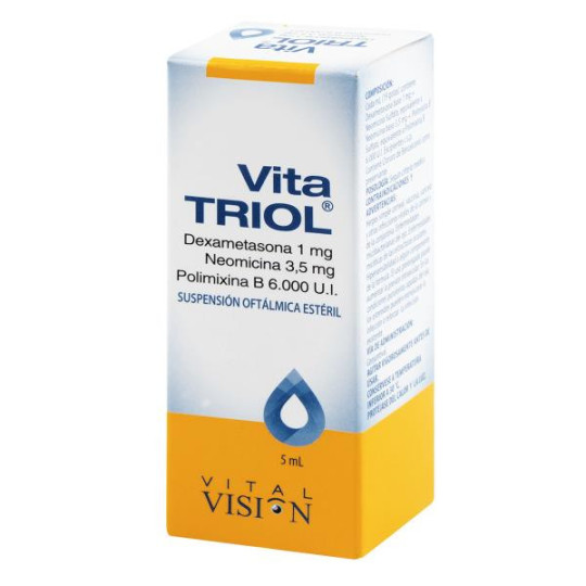 VITATRIOL OFTALMICO 5ML VT NEOMICINA-POLIMIXINA-DEXAMETASONA