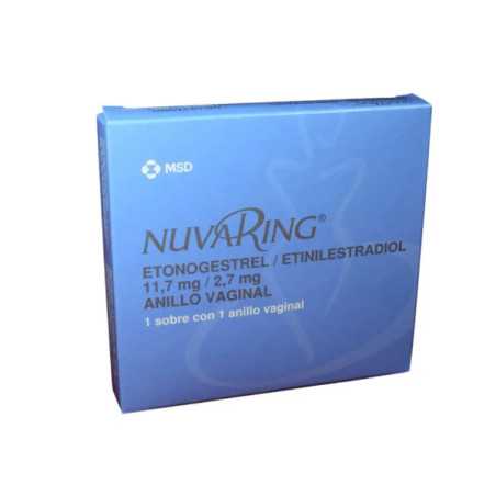 NUVARING ANILLO VAGINAL 1 SOBRE (R)(DA) ETINILESTRADIOL (SAV)
