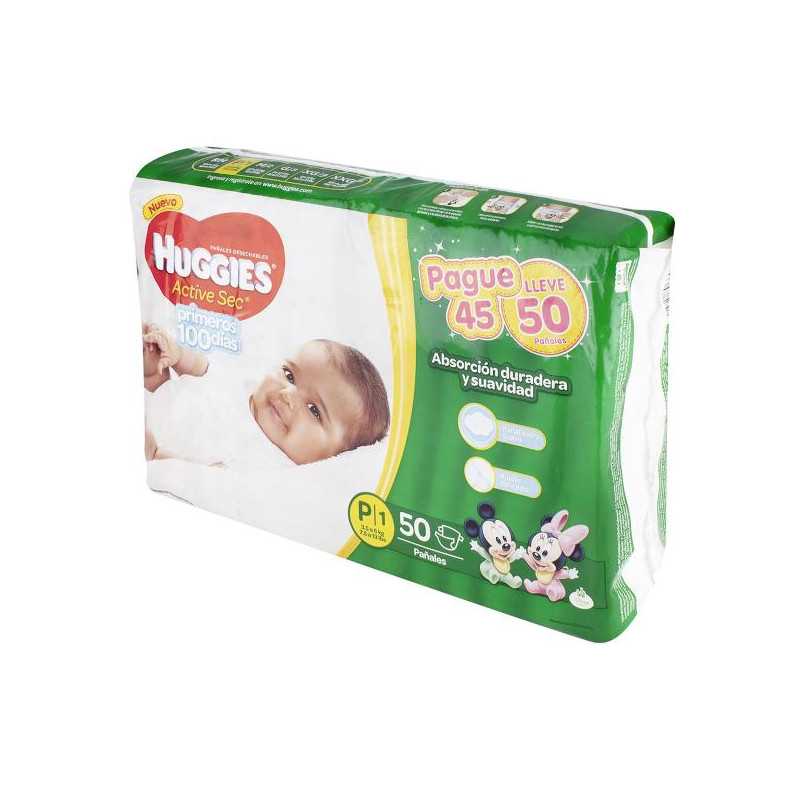 PAN.HUGG ACT SEC RECIEN NACIDO P1 50 UND 