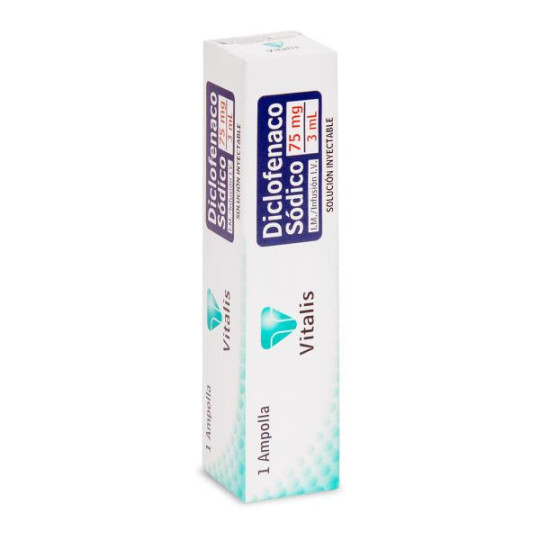 DICLOFENACO 75MG/3ML 1 AMPOLLA VT DICLOFENACO SODICO DICLOFENACO 75MG/3ML 1 AMPOLLA VT DICLOFENACO SODICO