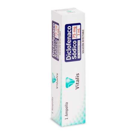 DICLOFENACO 75MG/3ML 1 AMPOLLA VT DICLOFENACO SODICO