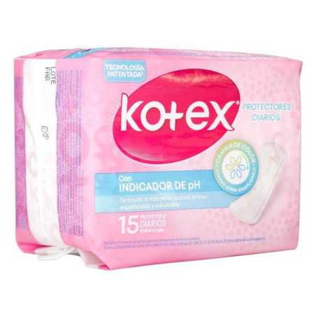 PROTECTOR KOTEX DIARIO INDIC BOLSA 15 UND