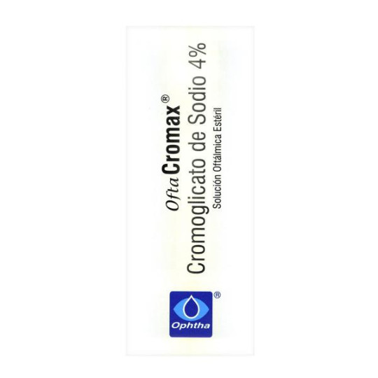 OFTACROMAX SOLUCION OFTALMICA 4% 15ML CROMOGLICATO SODICO