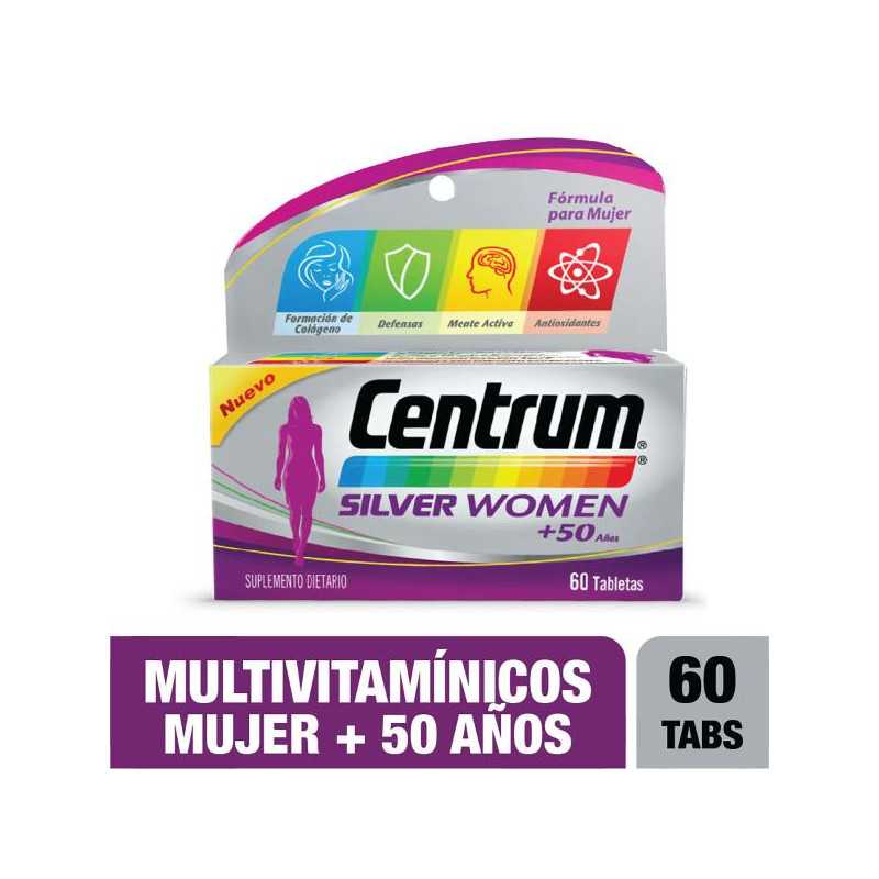 CENTRUM SILVER WOMEN 50 60 TAB CENTRUM SILVER WOMEN 50 60 TAB