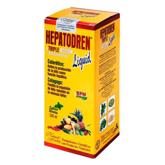 HEPATODREN LIQUIDO 240 ML PRODUCTO NATURAL HEPATODREN LIQUIDO 240 ML PRODUCTO NATURAL