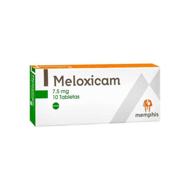 MELOXICAM 7.5 MG 10 TABLETAS MP MELOXICAM 