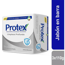 3 JAB.PROTEX LIMPIEZA PROFUNDA 110 GR 