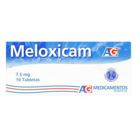 MELOXICAM 7.5 MG 10 TABLETAS AG MELOXICAM