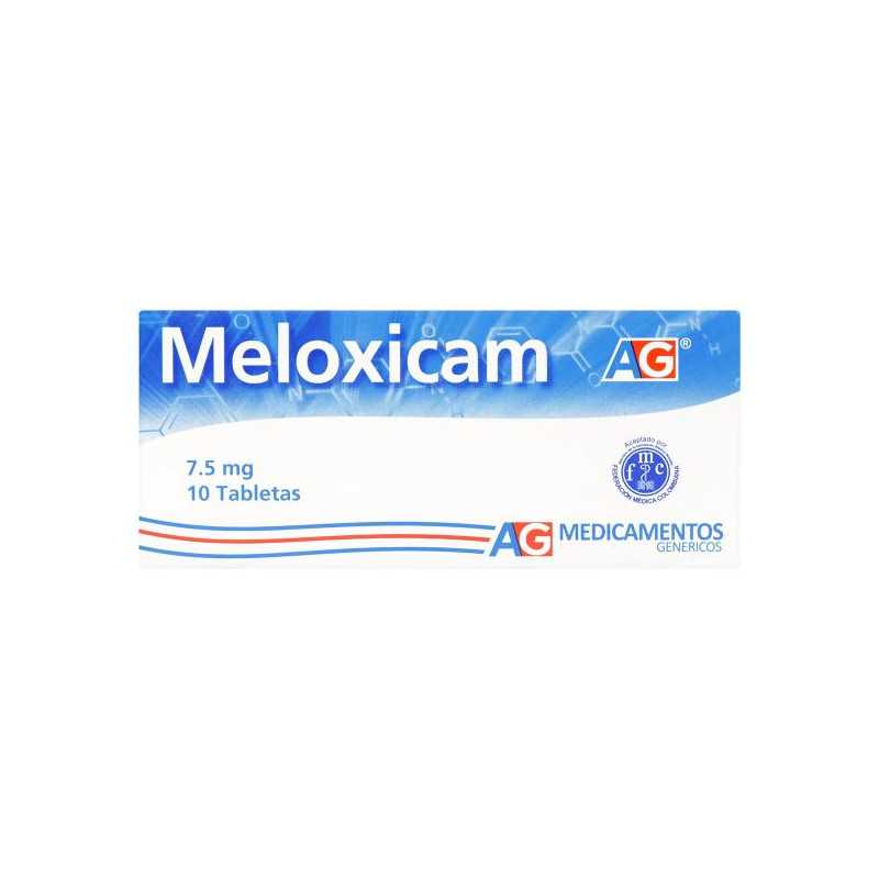 MELOXICAM 7.5 MG 10 TABLETAS AG MELOXICAM