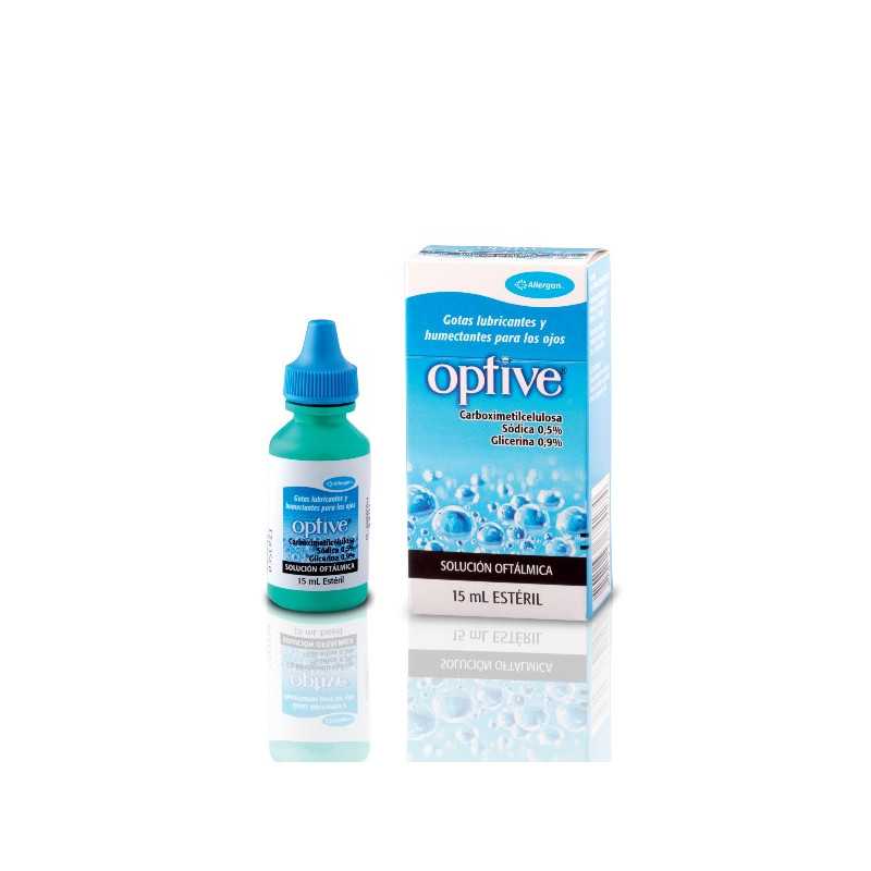 OPTIVE SOLUCION OFTALMICA 15 ML (DA) CARBOXIMETILCELULOSA GLICERINA