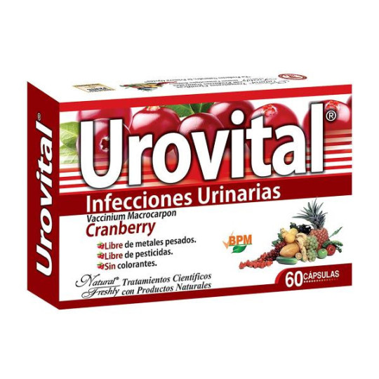 UROVITAL CRAMBERRY BLISTER 60 CAPSULAS FRUTO DE ARANDANO 