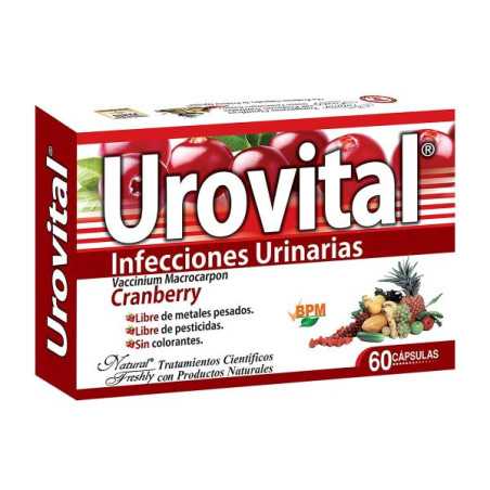 UROVITAL CRAMBERRY BLISTER 60 CAPSULAS FRUTO DE ARANDANO 