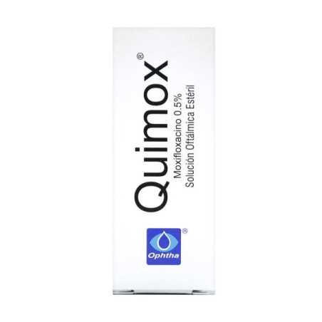 QUIMOX SOLUCION OFTALMICA 5 ML (DA) MOXIFLOXACINA