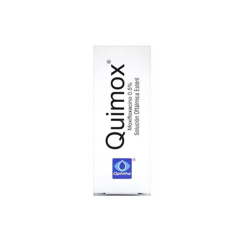 QUIMOX SOLUCION OFTALMICA 5 ML (DA) MOXIFLOXACINA QUIMOX SOLUCION OFTALMICA 5 ML (DA) MOXIFLOXACINA