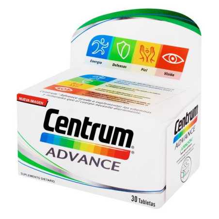 CENTRUM ADVANCE 30 TABLETAS VITAMINAS Y MINERALES