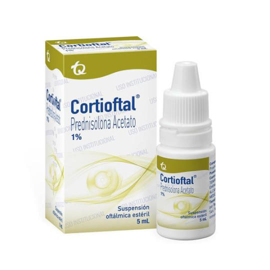CORTIOFTAL 1% GOTAS 5 ML PREDNISOLONA ACETATO