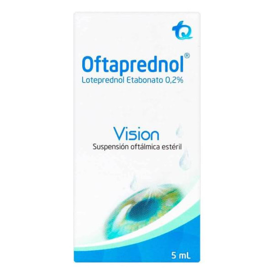 OFTAPREDNOL 0.2% GOTAS 5 ML (LOTEPREDNOL ETABONATO) MK OFTAPREDNOL 0.2% GOTAS 5 ML (LOTEPREDNOL ETABONATO) MK