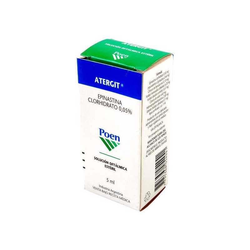 ATERGIT 05 % SOLUCION OFTALMICA 5 ML CLORHIDRATO DE EPINASTINA