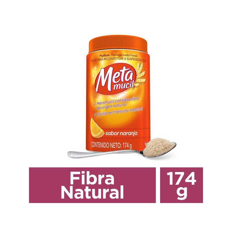 METAMUCIL FIBRA 174 GR FCO 30 DOSIS LAXANTE
