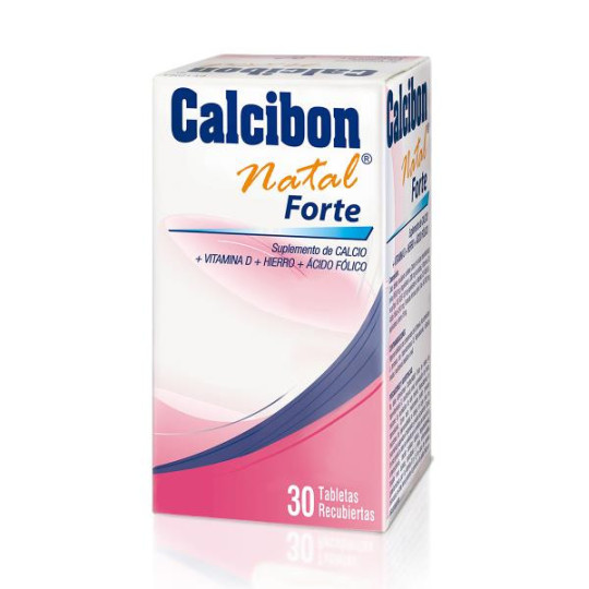 CALCIBON NATAL FORTE 30 TABLETAS (DA) SUPLEMENTO DE CALCIO VITAMINA D