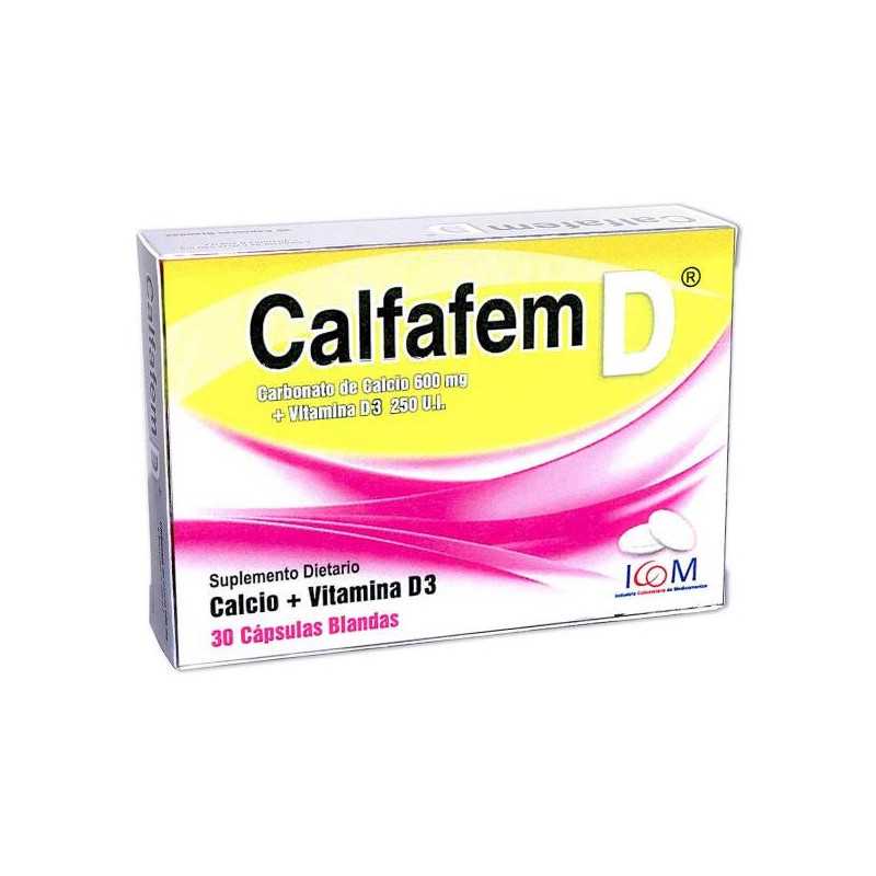 CALFAFEM CALCIO D 600MG 250UI 30 CB ICOM (PUMCV) (CALCIO)