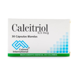 CALCITRIOL 0.50 MCG 30 CAPSULAS PC CALCITRIOL