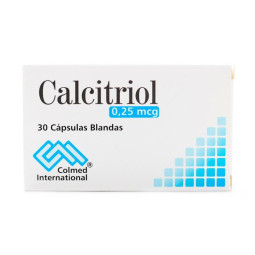CALCITRIOL 0.25 MCG 30 CAPSULAS PC CALCITRIOL