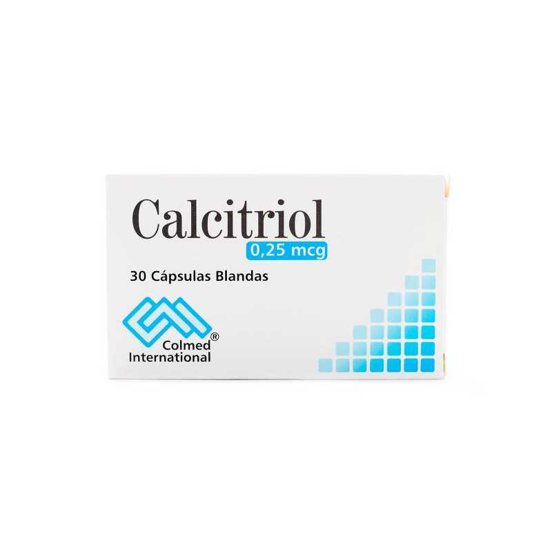 CALCITRIOL 0.25 MCG 30 CAPSULAS PC CALCITRIOL CALCITRIOL 0.25 MCG 30 CAPSULAS PC CALCITRIOL