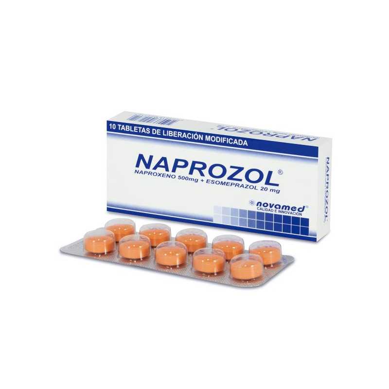 NAPROZOL 500 MG 10 TABLETAS NAPROXENO