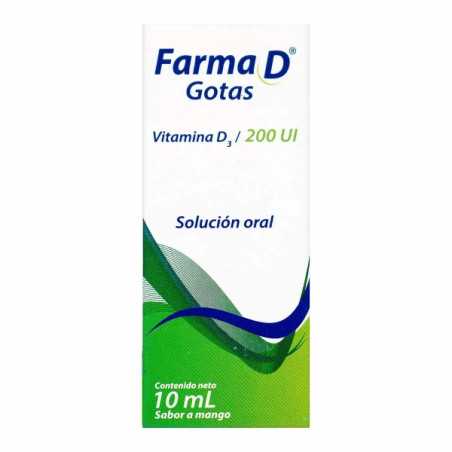 FARMA D GOTAS(VITAMINA D3 200 UI) 10ML VITAMINA D