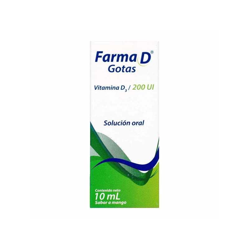 FARMA D GOTAS(VITAMINA D3 200 UI) 10ML VITAMINA D