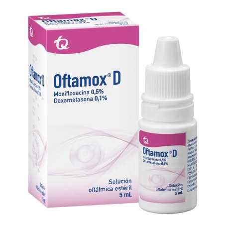 OFTAMOX D FCO 5 ML MK (DA) MOXIFLOXACINA-DEXAMETASONA