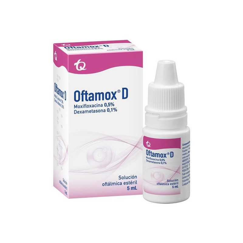 OFTAMOX D FCO 5 ML MK (DA) MOXIFLOXACINA-DEXAMETASONA OFTAMOX D FCO 5 ML MK (DA) MOXIFLOXACINA-DEXAMETASONA
