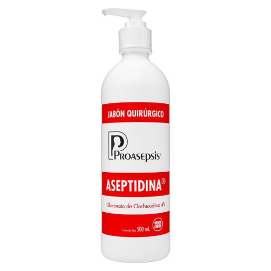 ASEPTIDINA JAB QUIRUR CLORHEXIDINA 500ML CLORHEXIDINA