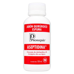 ASEPTIDINA JAB QUIRUR CLORHEXIDINA 120ML CLORHEXIDINA